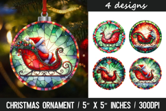 Christmas ornaments sublimation design Product Image 1