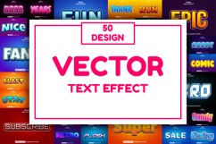 50 bundle text effect packages. Product Image 1