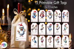 Christmas Gift Tags Bundle | 150 Personalized Gift Tags PNG Product Image 2