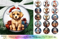 Christmas Ornaments Bundle | Cute Baby Animals with Presents Product Image 1