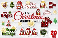 Bundle of Christmas Stickers, Christmas Gnome stickers