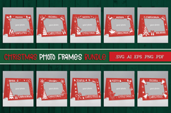 Christmas Photo Frames Bundle - Paper Cut SVG Product Image 1