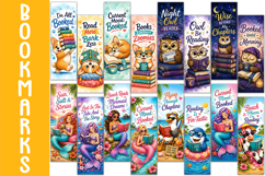 Cute Printable Bookmarks for Book Lovers, Coffee Lovers Product Image 2