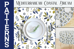 Mediterranean Seamless Patterns Bundle, Folk Art Pattern Product Image 5