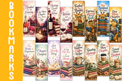 Cute Printable Bookmarks for Book Lovers, Coffee Lovers Product Image 7