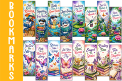Cute Printable Bookmarks for Book Lovers, Coffee Lovers Product Image 8