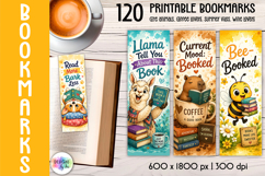 Cute Printable Bookmarks for Book Lovers, Coffee Lovers Product Image 10