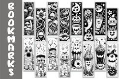 Halloween Bookmarks Bundle, Gothic Black and White Bookmarks Product Image 4