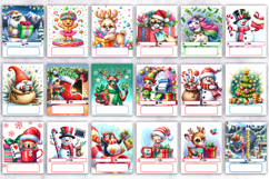 Christmas Money Cards Bundle, Printable Gift Card Holders Product Image 3