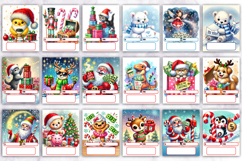 Christmas Money Cards Bundle, Printable Gift Card Holders Product Image 4