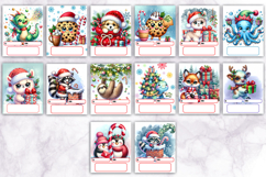 Christmas Money Cards Bundle, Printable Gift Card Holders Product Image 5