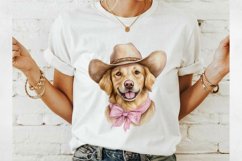 Watercolor Western Clipart, Wild West Cowgirl, Country PNG. Product Image 5