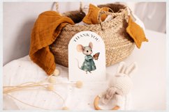 Cozy Woodland Mice Clipart BUNDLE PNG. Product Image 8