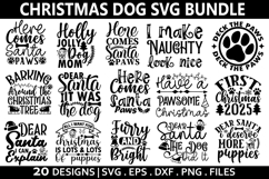 Christmas Dog SVG Bundle - Christmas Design Product Image 1