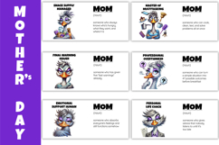 Funny Mother Day Mug Wrap, MOM Humour Mug Prints Bundle Product Image 5