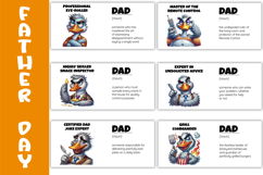 Funny Dad Goose Mug Wraps Bundle, Funny Father's Day Quotes Product Image 2