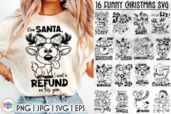 Funny Christmas SVG Bundle, Christmas Quotes SVG Product Image 1