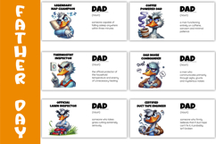 Funny Dad Goose Mug Wraps Bundle, Funny Father's Day Quotes Product Image 3