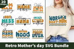 Mother's day retro SVG Design, Mom design Product Image 1