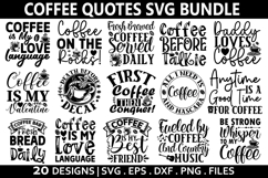Coffee Quotes SVG Bundle I Coffee Mugs SVG I Funny Coffee Product Image 1