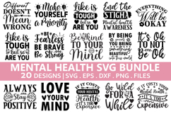 Mental Health SVG Bundle - Mental Health Design Product Image 1