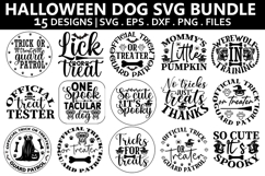 Halloween Dog SVG Bundle |Halloween T-shirt Design Product Image 1