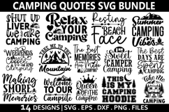 Camping SVG Bundle - Happy Camper SVG, Camping Design Product Image 1