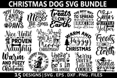 Christmas Dog SVG Bundle - Christmas Design Product Image 1