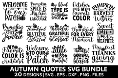 Autumn Quotes SVG Bundle - Autumn T-Shirt Design Product Image 1