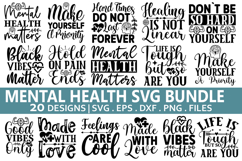 Mental Health SVG Bundle - Mental Health Design Product Image 1