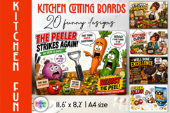 Funny Sarcastic Kitchen Cutting Board Design Collection Product Image 1