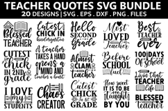 Teacher Quotes SVG Bundle - Teacher Design Product Image 1