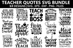 Teacher Quotes SVG Bundle - Teacher Design Product Image 1