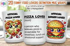 Funny Food Lover Definition Mug Wraps Bundle Product Image 2