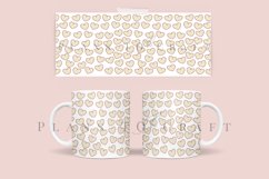 bundle retro groovy valentine coffee glass wrap svg glass mug svg presized for 11oz and 15oz glass ready to cut and sublimation files