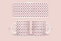 bundle retro groovy valentine coffee glass wrap svg glass mug svg presized for 11oz and 15oz glass ready to cut and sublimation files