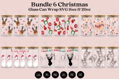 bundle rudolph reindeer christmas libbey beer glass can wrap svg presized template for 16oz and 20oz glass