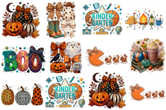 Fall Halloween PNG Design T-shirt Png Product Image 1