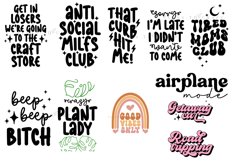 bundle sarcasm quotes keychain svg cutting files or sublimation files for keychain