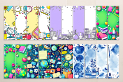 Back to school bookmark designs BUNDLE |Printable book craft Product Image 5