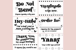 bundle small business packaging label presized label for thermal printer ready to print