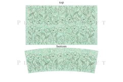 bundle spring flower 40oz quencher tumbler sublimation full wrap high resolution transparant background