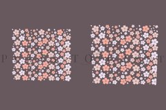 bundle spring flower floral skinny tumbler sublimation design for 20oz and 30oz skinny tumbler sublimation wrap