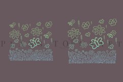 bundle spring flower floral skinny tumbler sublimation design for 20oz and 30oz skinny tumbler sublimation wrap