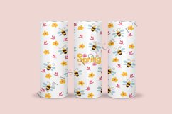 bundle spring flower floral skinny tumbler sublimation design for 20oz and 30oz skinny tumbler sublimation wrap