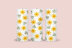 bundle spring flower floral skinny tumbler sublimation design for 20oz and 30oz skinny tumbler sublimation wrap