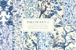 Toile de Jouy Patterns Bundle. Product Image 5