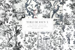 Toile de Jouy Patterns Bundle. Product Image 6