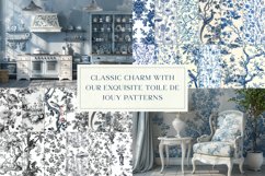Toile de Jouy Patterns Bundle. Product Image 2
