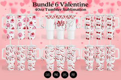bundle valentine themed 40oz tumbler wrap design featuring valentine style artwork available as digital files ready to download for crafting and decor projects